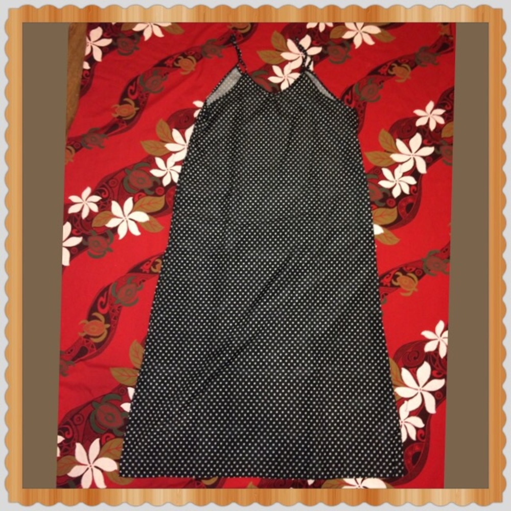 Polka Dot Harem Maxi Dress - Picture 3 of 3